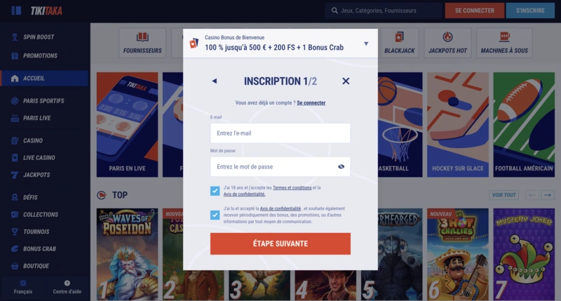 Tiki Taka Login